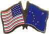 Alaska/United States of America (USA) Friendship Pin