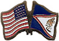 American Samoa/United States of America (USA) Friendship Pin