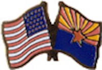 Arizona/United States of America (USA) Friendship Pin