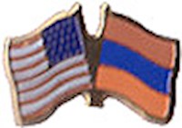 Armenia/United States of America (USA) Friendship Pin