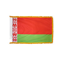 Belarus Indoor Nylon Flag with Fringe