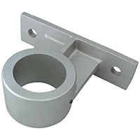 Vertical Wall Mount Bracket for 2-3/8 to 5 Inch (in) Poles
