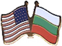 Bulgaria/United States of America (USA) Friendship Pin
