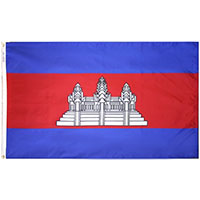 Cambodia Outdoor Nylon Flag