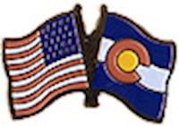 Colorado/United States of America (USA) Friendship Pin