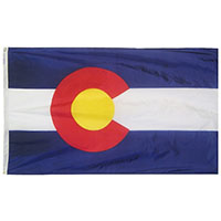 Colorado State Nylon Flag