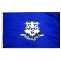 Connecticut State Nylon Flag