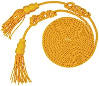 6 Inch (in) Gold Cord and Tassel Set for 4 x 6 Feet (ft) Flags