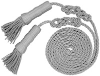 Silver Cord and Tassel Set