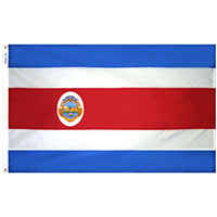 Costa Rica Outdoor Nylon Flag