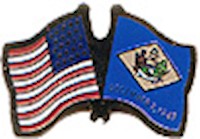 Delaware/United States of America (USA) Friendship Pin