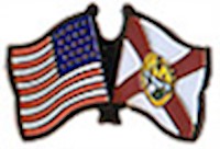 Florida / United States of America (USA) Friendship Pin