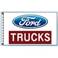 Ford Trucks Authorized Automobile Dealer Nylon Flag