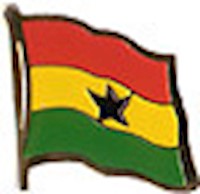Ghana Lapel Pin
