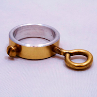 1 Inch (in) Gold Pole Ring for Parade Pole