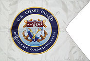 20 Inch (in) Height and 27-3/4 Inch (in) Length Coast Guard Guidon Flag - 2