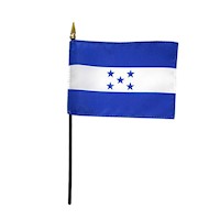 4 Inch (in) Height x 6 Inch (in) Length Honduras Nylon Desktop Flag