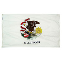 Illinois State Nylon Flag