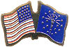 Indiana/United States of America (USA) Friendship Pin