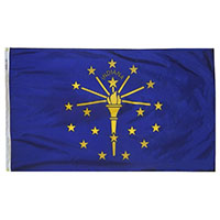 Indiana State Nylon Flag