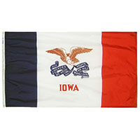 Iowa State Nylon Flag