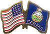 Kansas/United States of America (USA) Friendship Pin