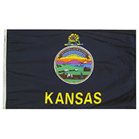 Kansas State Nylon Flag