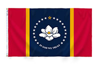 Mississippi State Nylon Flag