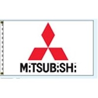 Mitsubishi Authorized Automobile Dealer Nylon Flag