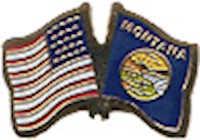 Montana/United States of America (USA) Friendship Pin