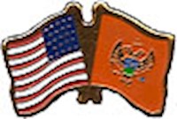 Montenegro/United States of America (USA) Friendship Pin