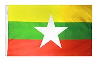 Myanmar Outdoor Nylon Flag