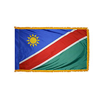 Namibia Indoor Nylon Flag with Fringe