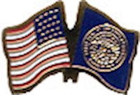 Nebraska/United States of America (USA) Friendship Pin