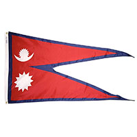 Nepal Outdoor Nylon Flag