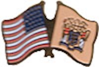 New Jersey/United States of America (USA) Friendship Pin