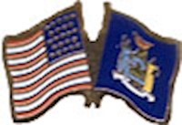 New York/United States of America (USA) Friendship Pin