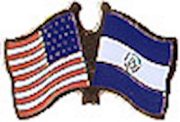 Nicaragua/United States of America (USA) Friendship Pin
