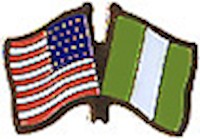 Nigeria/United States of America (USA) Friendship Pin