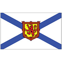 Nova Scotia Nylon Province Flags