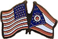 Ohio/United States of America (USA) Friendship Pin
