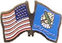 Oklahoma/United States of America (USA) Friendship Pin