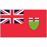 Ontario Nylon Province Flags