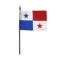 4 Inch (in) Height x 6 Inch (in) Length Panama Nylon Desktop Flag