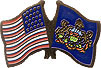 Pennsylvania/United States of America (USA) Friendship Pin