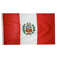 Peru Outdoor Nylon Flag