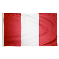 Peru (Civil) Courtesy Nylon Boat Flag