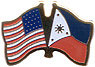 Philippines/United States of America (USA) Friendship Pin