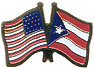Puerto Rico/United States of America (USA) Friendship Pin