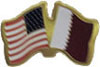 Qatar/United States of America (USA) Friendship Pin